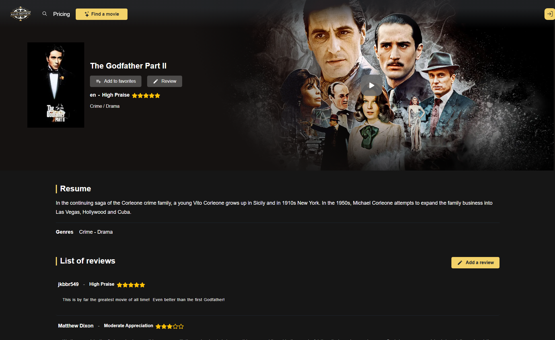 Recommandation de Films IA